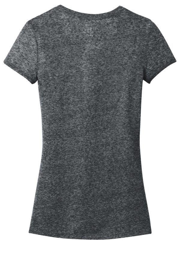 DISCONTINUED District - Juniors Microburn V-Neck Tee. DT261 - Image 4