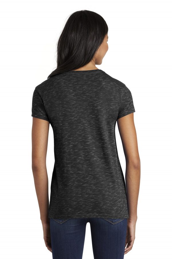 District Women's Medal V-Neck Tee. DT664 - Image 4