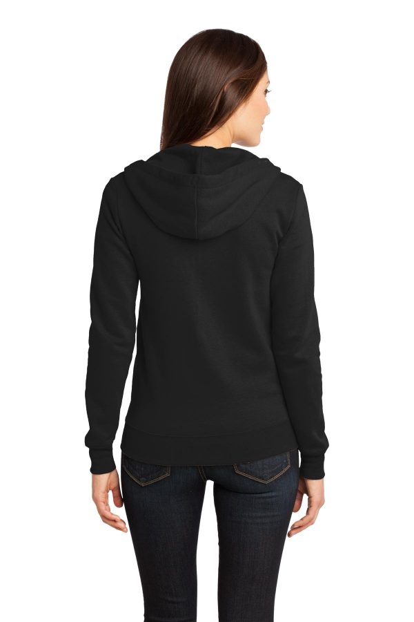 DISCONTINUED District - Juniors The Concert Fleece Full-Zip Hoodie. DT801 - Image 2