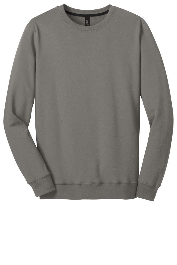 DISCONTINUED District - Young Mens The Concert Fleece Crew. DT820 - Image 3