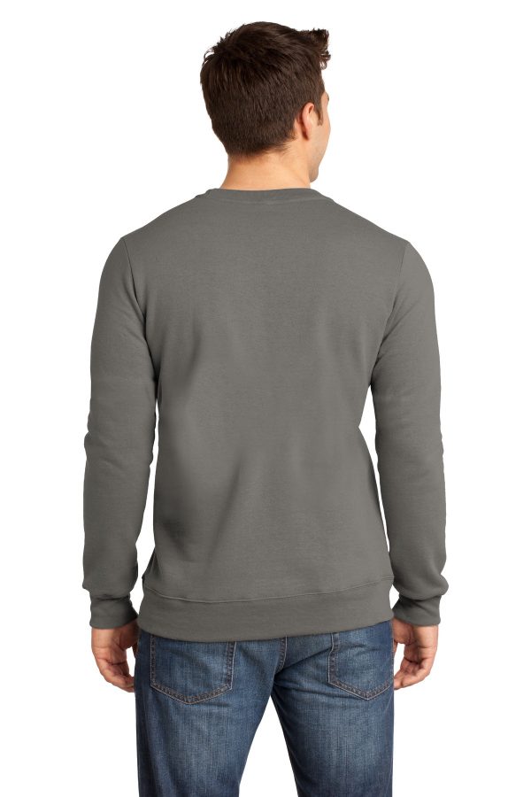 DISCONTINUED District - Young Mens The Concert Fleece Crew. DT820 - Image 2