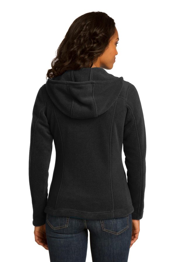 DISCONTINUED Eddie Bauer Ladies Hooded Full-Zip Fleece Jacket. EB206 - Image 2