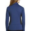 Eddie Bauer Ladies Full-Zip Heather Stretch Fleece Jacket. EB239 - Image 4