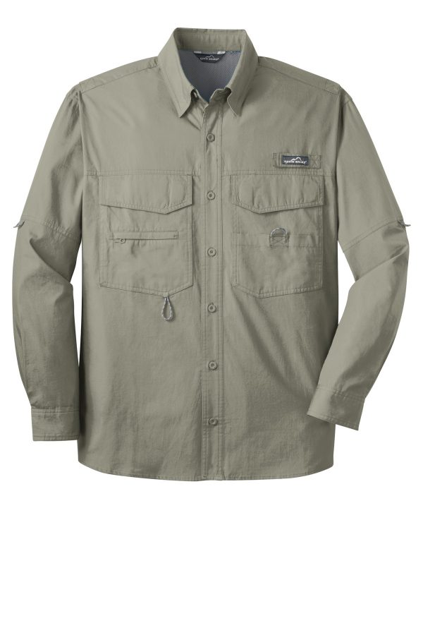 DISCONTINUED Eddie Bauer - Long Sleeve Fishing Shirt. EB606 - Image 3