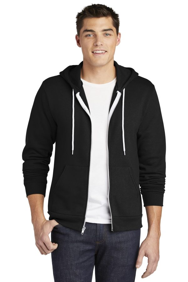 DISCONTINUED American Apparel  USA Collection Flex Fleece Zip Hoodie. F497