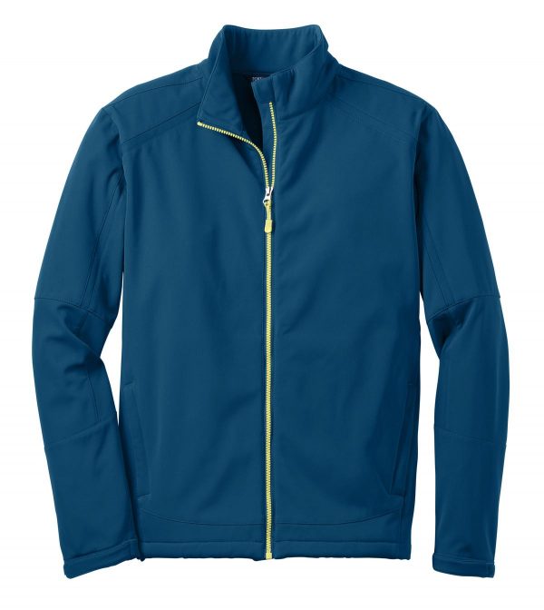 DISCONTINUED Port Authority Traverse Soft Shell Jacket. J316 - Image 3