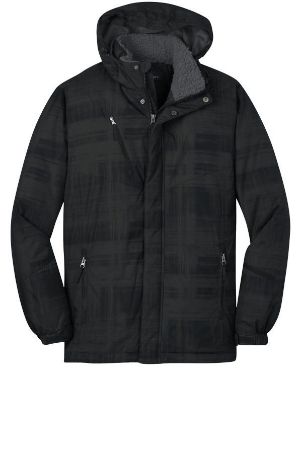 DISCONTINUED Port Authority Brushstroke Print Insulated Jacket. J320 - Image 3