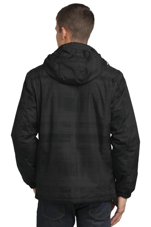 DISCONTINUED Port Authority Brushstroke Print Insulated Jacket. J320 - Image 2