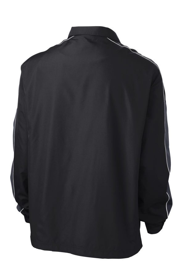 DISCONTINUED Sport-Tek Piped Colorblock Wind Jacket. JST61 - Image 4