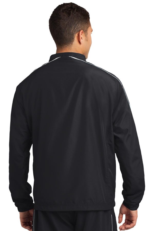 DISCONTINUED Sport-Tek Piped Colorblock 1/4-Zip Wind Shirt. JST64 - Image 2