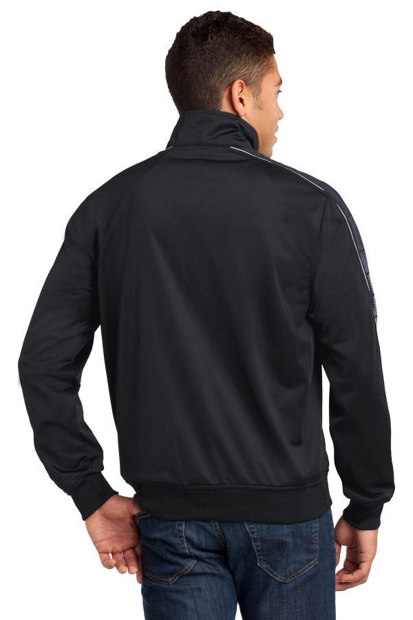 DISCONTINUED Sport-Tek Dot Sublimation Tricot Track Jacket. JST93 - Image 2