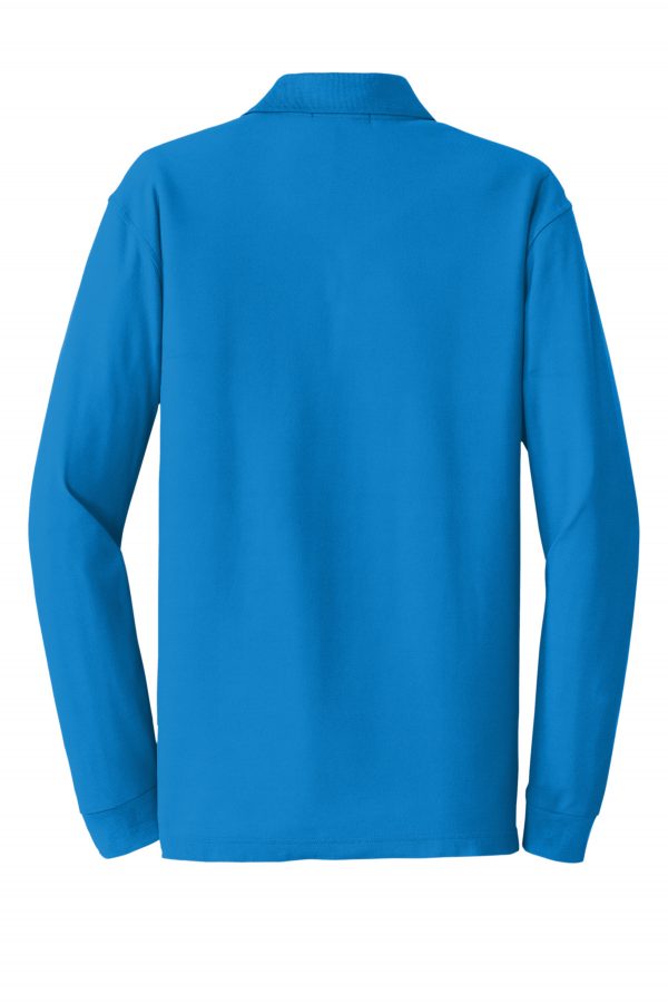 Port Authority Long Sleeve Core Classic Pique Polo. K100LS - Image 2