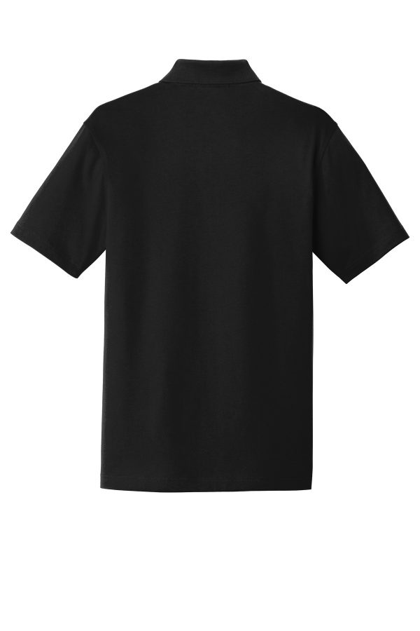 DISCONTINUED Port Authority SuperPro Knit Polo. K164 - Image 4