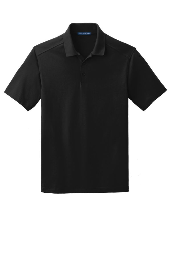 DISCONTINUED Port Authority SuperPro Knit Polo. K164 - Image 3