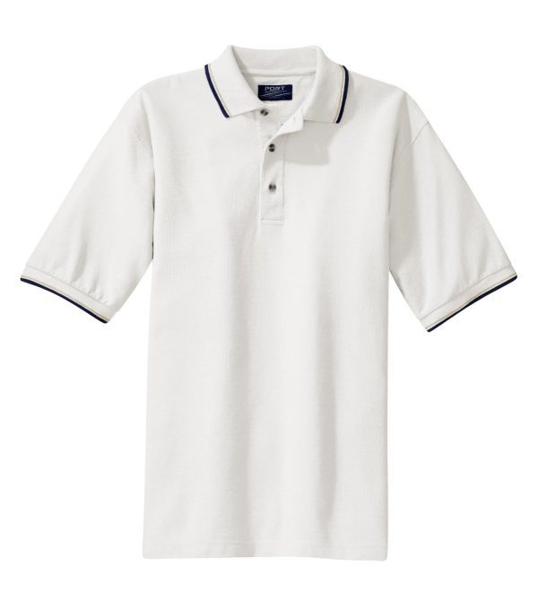 DISCONTINUED Port Authority Cool Mesh Polo with Tipping Stripe Trim. K431 - Image 2