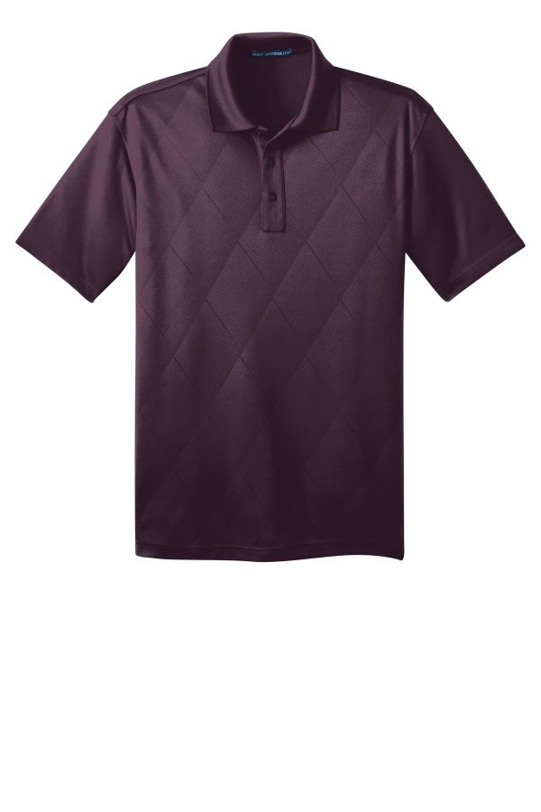 DISCONTINUED Port Authority Tech Embossed Polo. K548 - Image 3