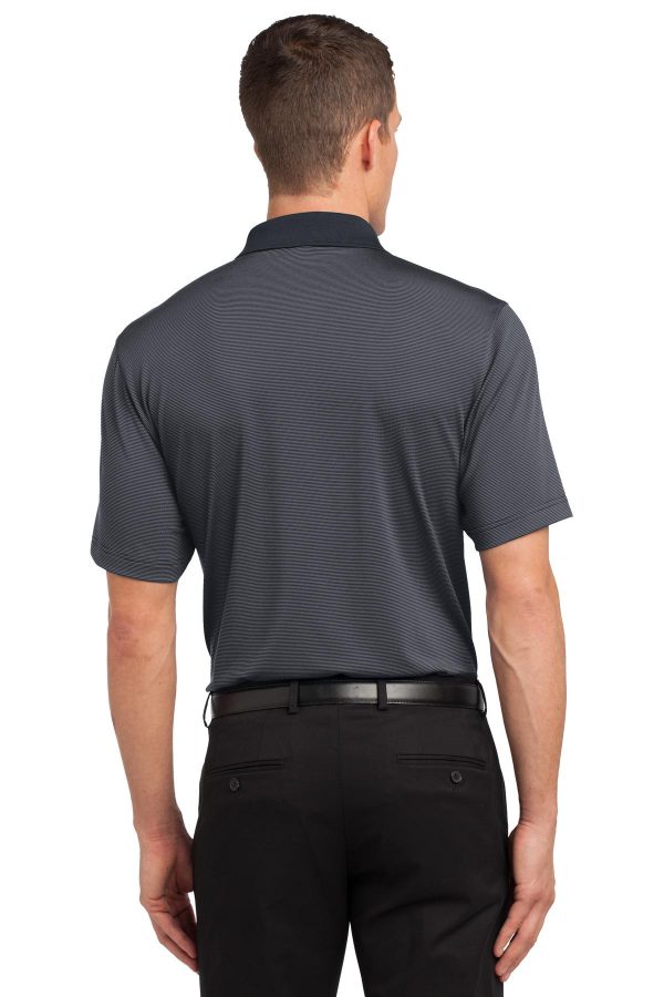 Port Authority Fine Stripe Performance Polo. K558 - Image 4