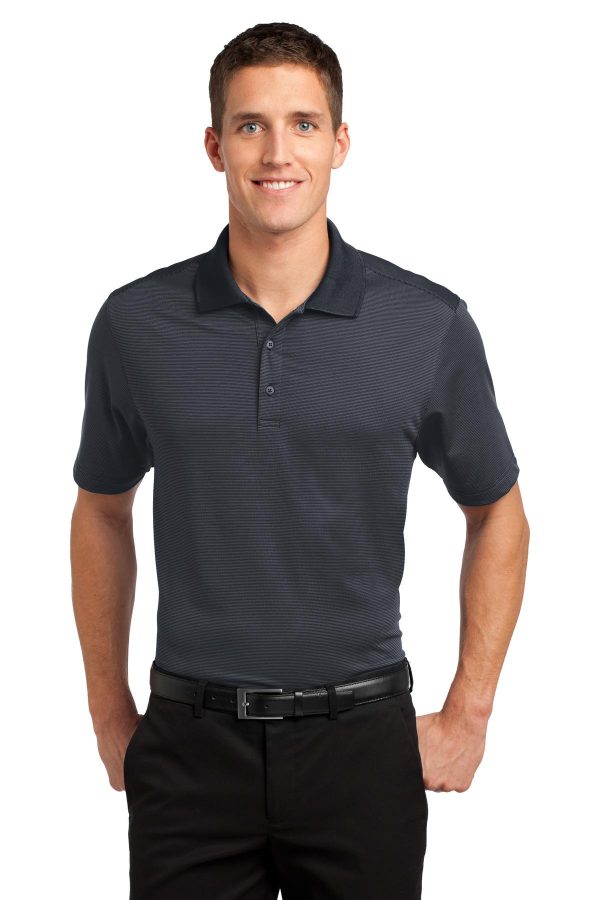 Port Authority Fine Stripe Performance Polo. K558 - Image 3