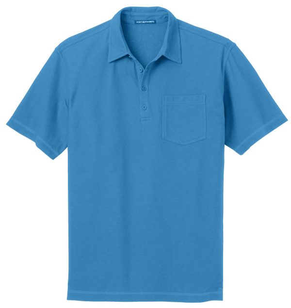 DISCONTINUED Port Authority® Modern Stain-Resistant Pocket Polo. K559