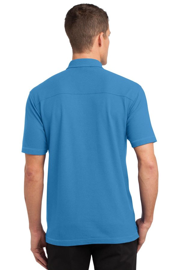 DISCONTINUED Port Authority® Modern Stain-Resistant Pocket Polo. K559 - Image 4