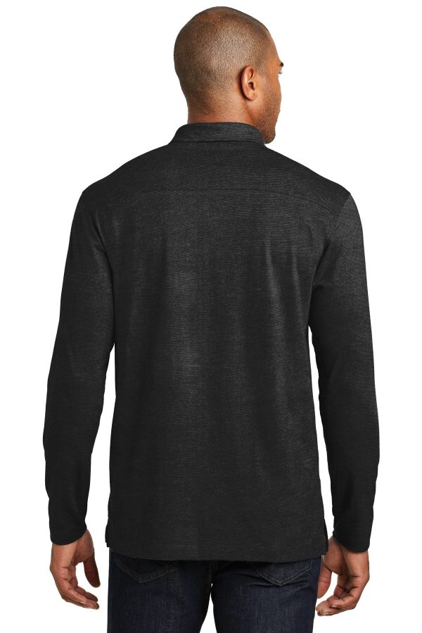 DISCONTINUED Port Authority Long Sleeve Meridian Cotton Blend Polo. K577LS - Image 2