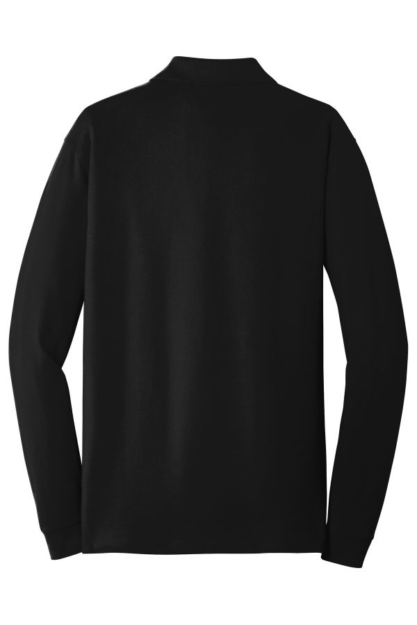 Port Authority EZCotton Long Sleeve Polo. K8000LS - Image 2