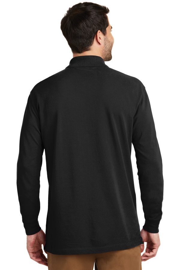 Port Authority EZCotton Long Sleeve Polo. K8000LS - Image 4