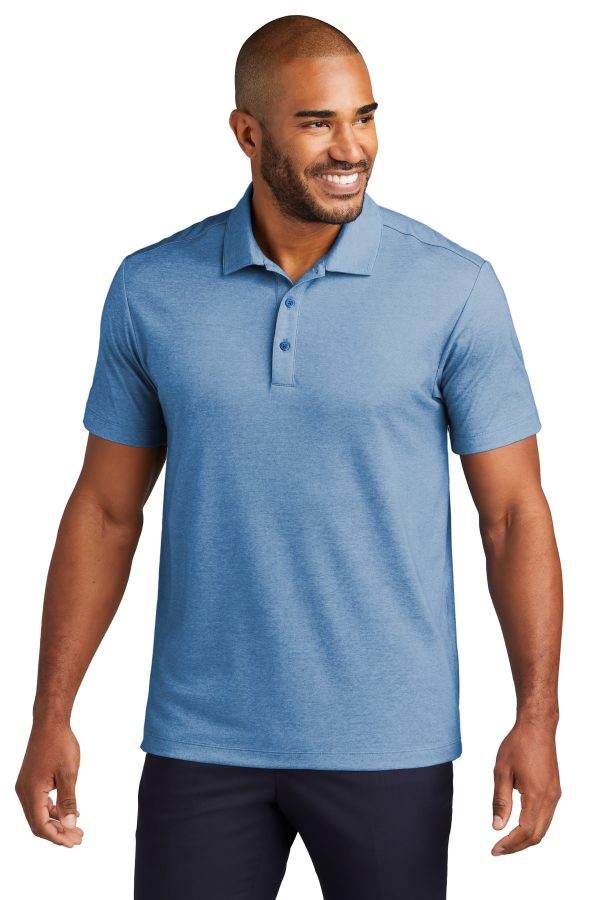 Port Authority Fine Pique Blend Polo K830 - Image 3