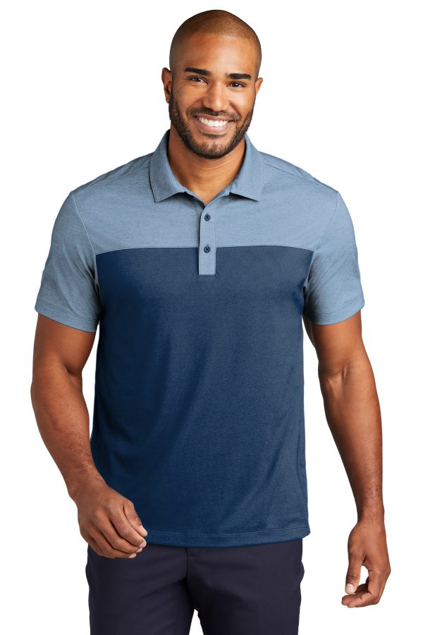 Port Authority Fine Pique Blend Blocked Polo K831 - Image 3