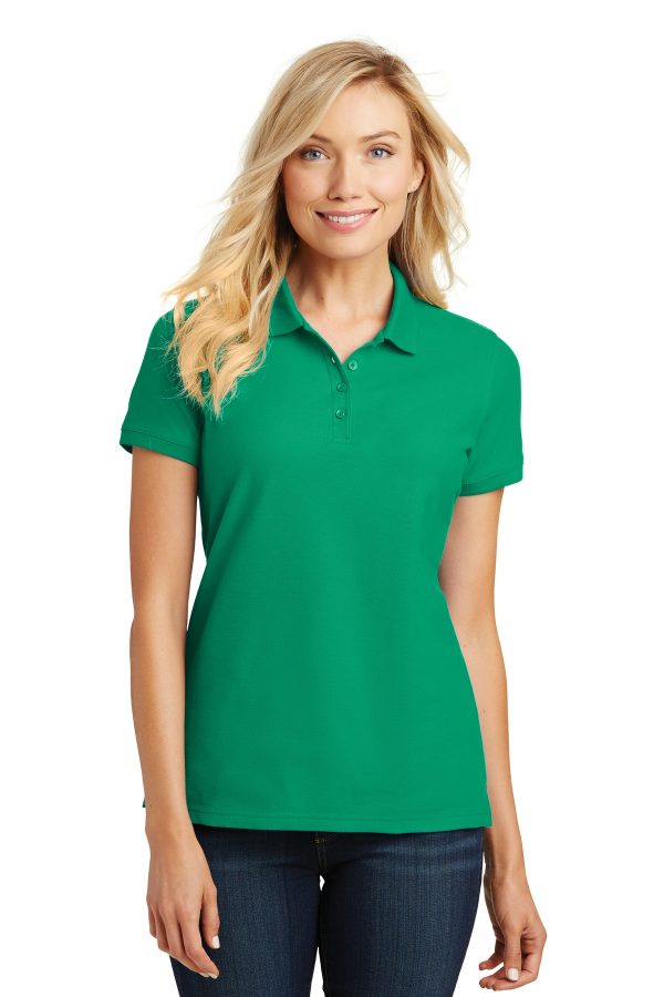 Port Authority Ladies Core Classic Pique Polo. L100 - Image 3