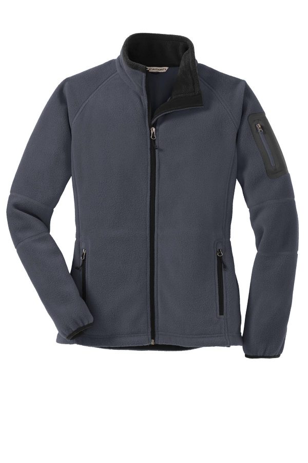 DISCONTINUED Port Authority Ladies Enhanced Value Fleece Full-Zip Jacket. L229 - Image 3