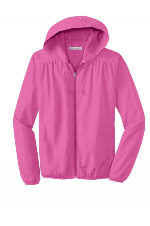 DISCONTINUED Port Authority® Ladies Hooded Essential Jacket. L305 - Image 3