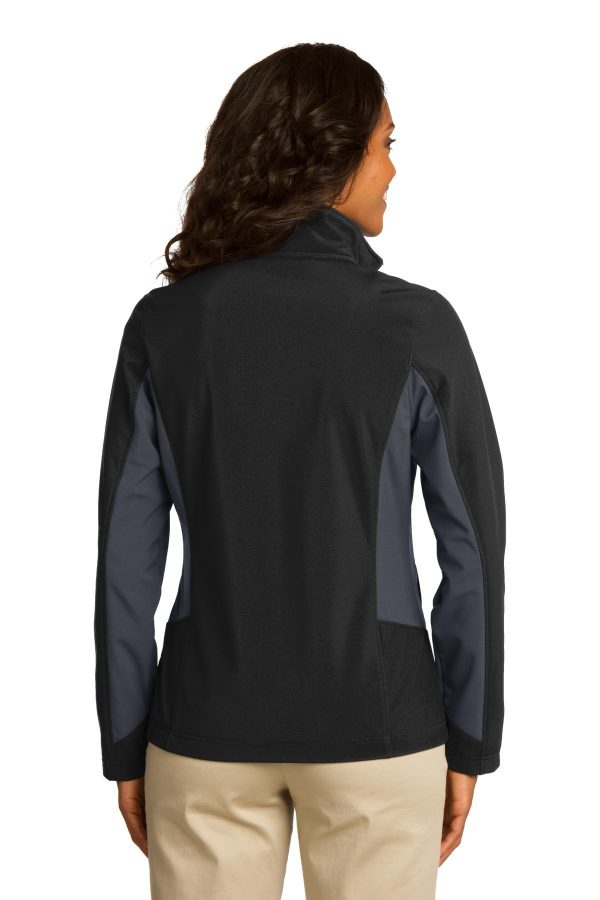 Port Authority Ladies Core Colorblock Soft Shell Jacket. L318 - Image 4