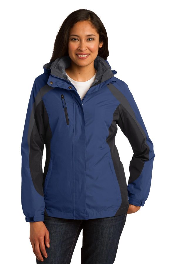 Port Authority Ladies Colorblock 3-in-1 Jacket. L321 - Image 2