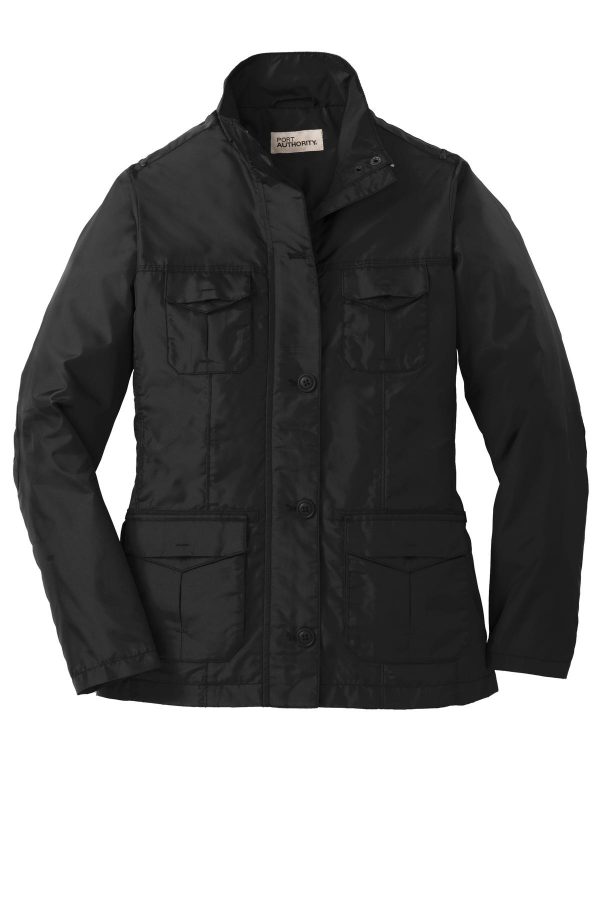 DISCONTINUED Port Authority Ladies Four-Pocket Jacket. L326 - Image 3