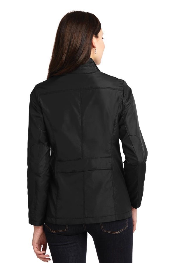 DISCONTINUED Port Authority Ladies Four-Pocket Jacket. L326 - Image 2