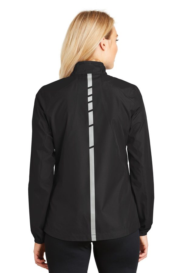 DISCONTINUED Port Authority Ladies Zephyr Reflective Hit Full-Zip Jacket. L345 - Image 2