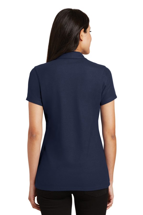 DISCONTINUED Port Authority Ladies Silk Touch Y-Neck Polo. L5001 - Image 2