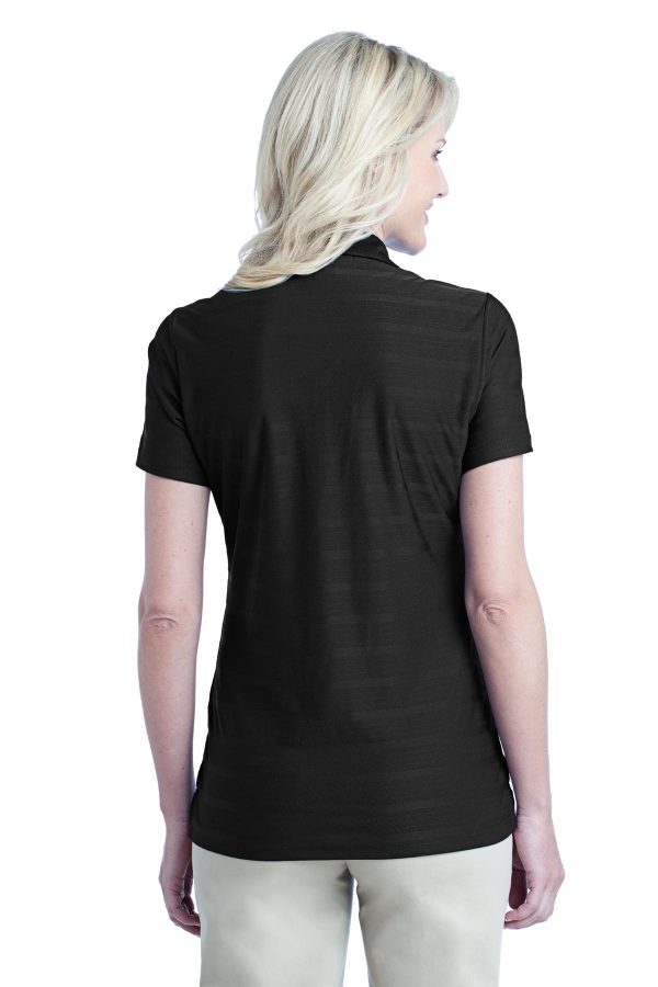 DISCONTINUED Port Authority Ladies Horizontal Texture Polo. L514 - Image 2