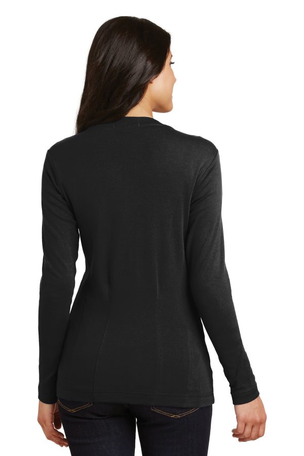 Port Authority Ladies Modern Stretch Cotton Cardigan. L515 - Image 4