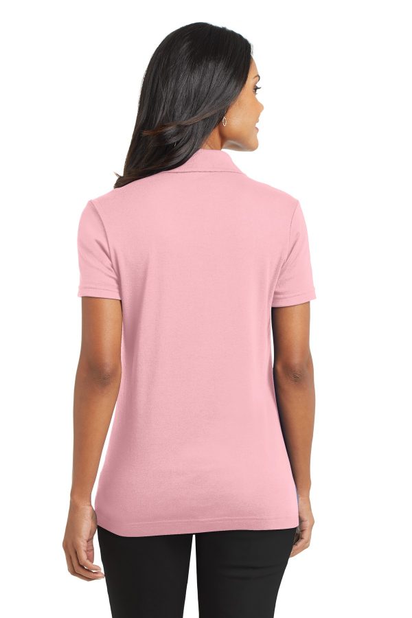 DISCONTINUED Port Authority Ladies Silk Touch Interlock Polo. L520 - Image 2