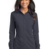 Port Authority Ladies Dimension Knit Dress Shirt. L570 - Image 3