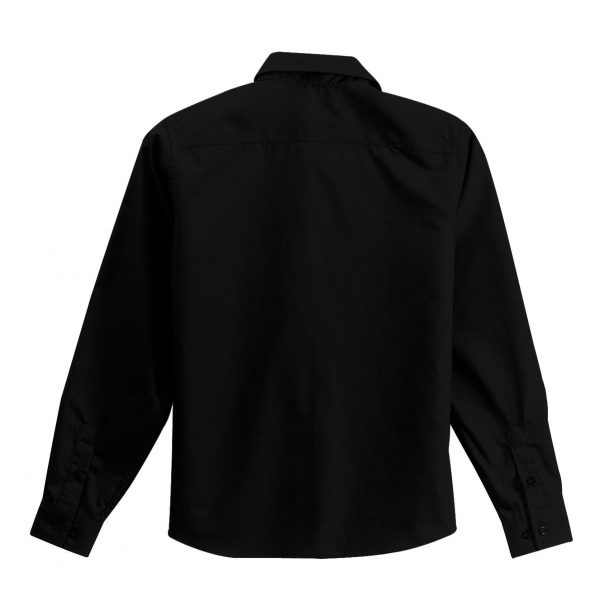 DISCONTINUED Port Authority® Ladies Long Sleeve Easy Care  Soil Resistant Shirt.  L607 - Image 2