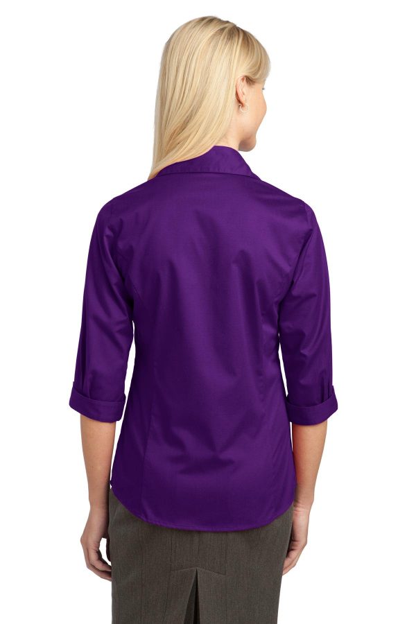 DISCONTINUED Port Authority Ladies 3/4-Sleeve Blouse. L6290 - Image 2