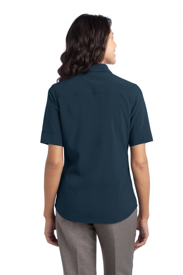 DISCONTINUED Port Authority Ladies Ultra Stretch Polo. L650 - Image 2