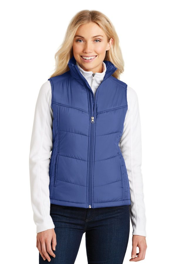 Port Authority Ladies Puffy Vest. L709 - Image 3