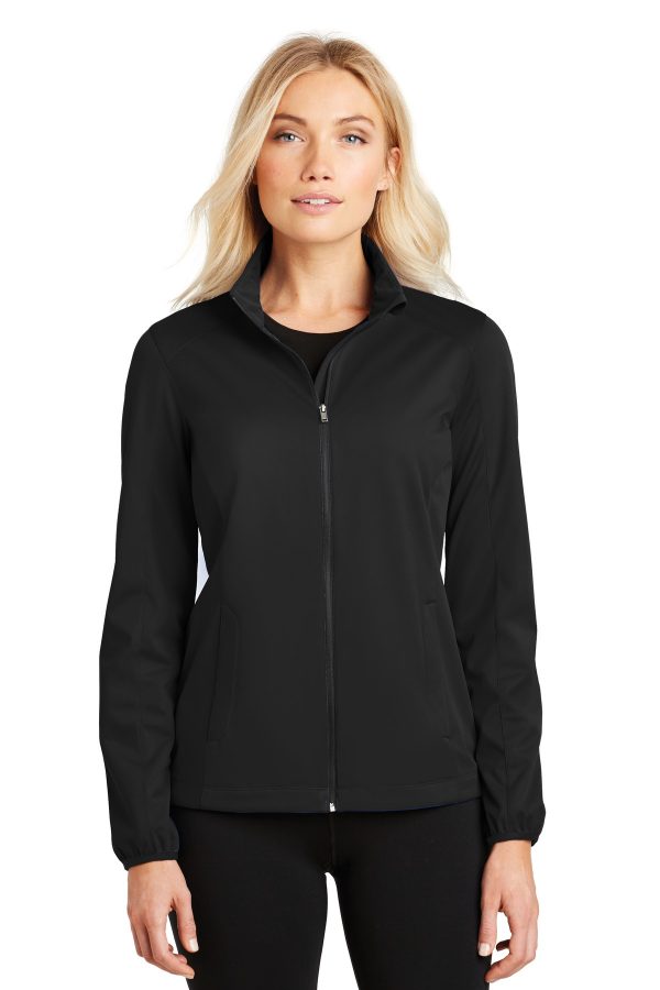 Port Authority Ladies Active Soft Shell Jacket. L717 - Image 3