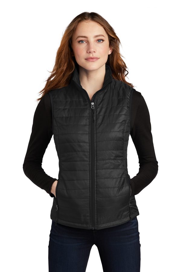 Port Authority  Ladies Packable Puffy Vest L851 - Image 3