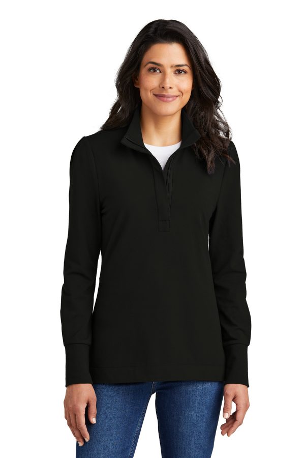 Port Authority Ladies Fairway Stretch 1/4-Zip LK829 - Image 3