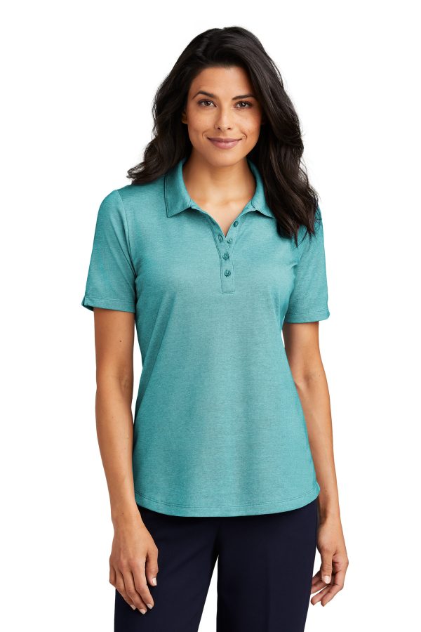 Port Authority Ladies Fine Pique Blend Polo LK830 - Image 3